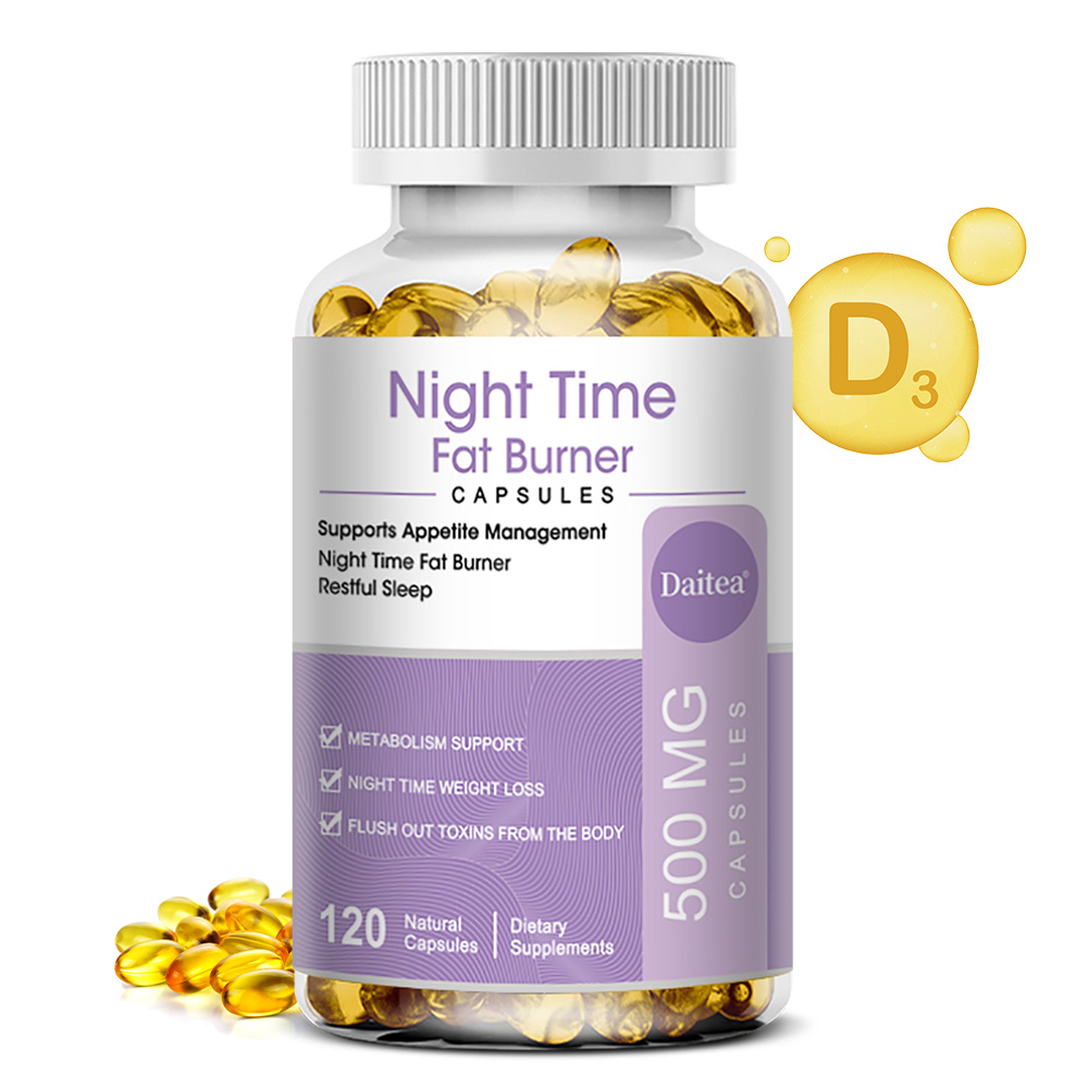 Apple Cider Vinegar Pill - อาหารเสริมเผาผลาญไขมันตอนกลางคืน สำหรับลดความอยากอาหาร แคปซูลเร่งการเผาผลาญ ช่วยให้นอนหลับสบาย